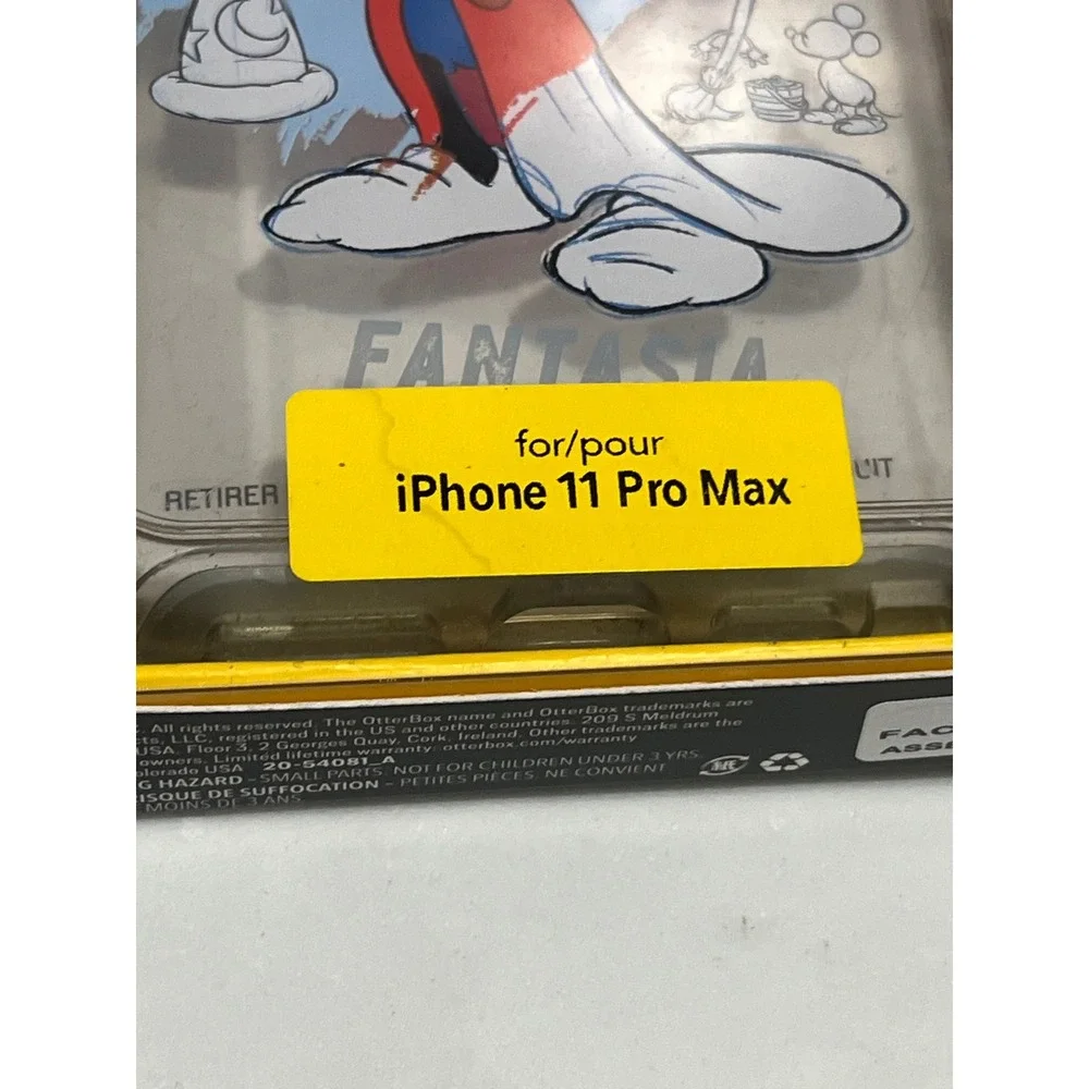 Walt Disney‎ Parks Sorcerer Fantasia Mickey Mouse OtterBox iPhone 11 ProMax case